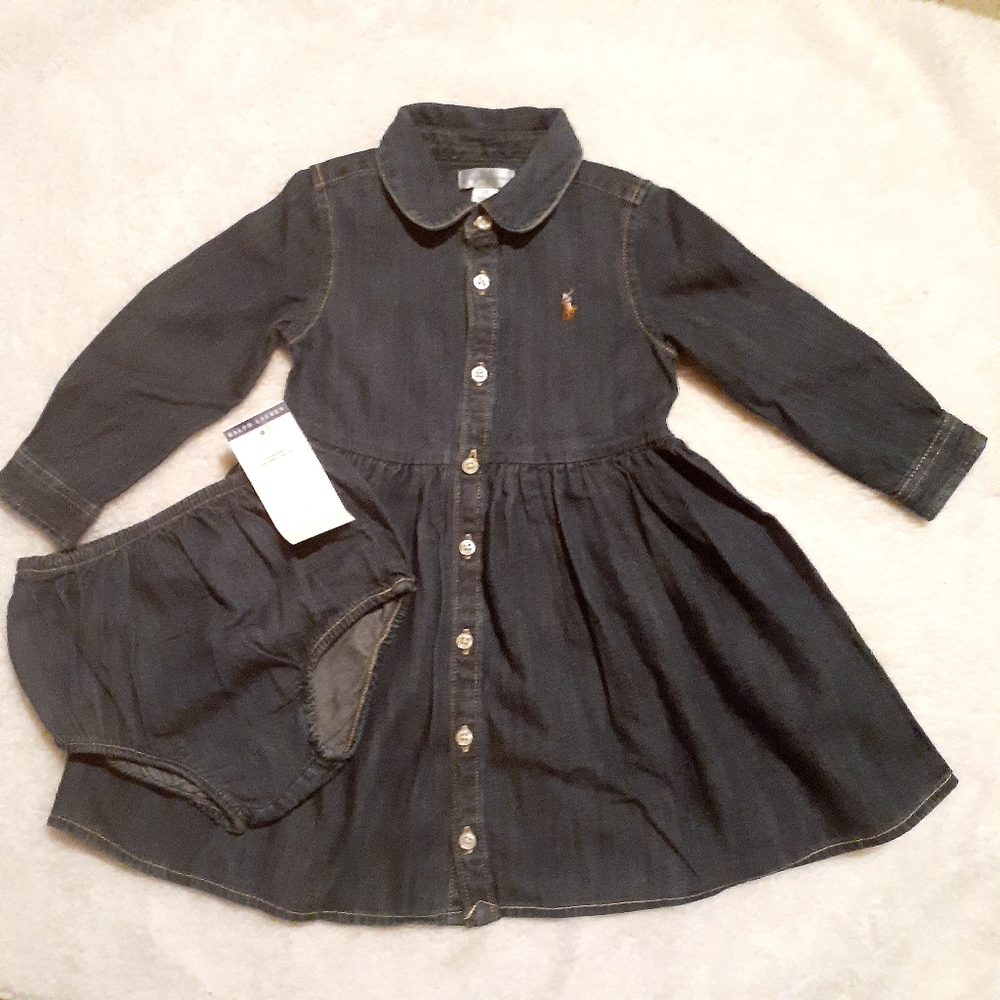 Denim Ralph Lauren 2 Piece Dress Set